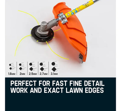 MTM 62CC Brush Cutter Whipper Snipper Garden Trimmer Edger Brushcutter Multi Pole Tool
