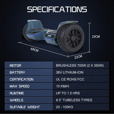 BULLET SX-4500 Hoverboard Scooter