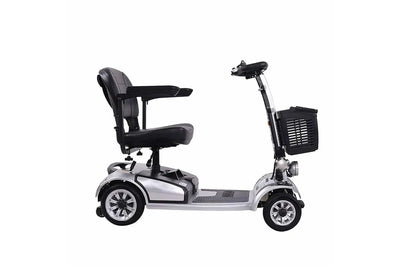 Silver Mobility Scooter Electric 350W Heavy Duty 150kg Weight Capacity Easy Installation