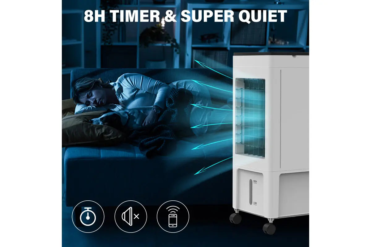 8L Evaporative Air Cooler 3 in1 Portable Air Cooler
