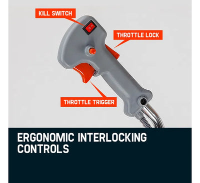 MTM 62CC Brush Cutter Whipper Snipper Garden Trimmer Edger Brushcutter Multi Pole Tool