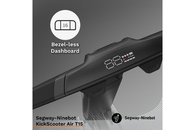 Segway Ninebot Air T15 KickScooter, Black/White