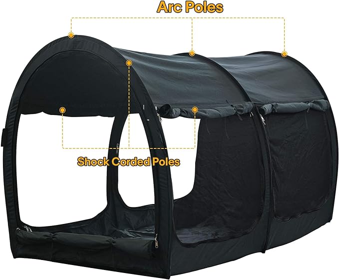 Canopy Bed Tent - Charcoal (New Design)