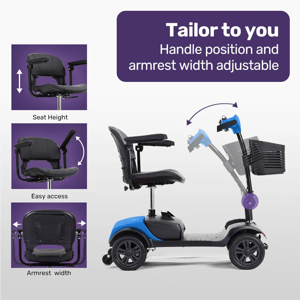 SmartRider Folding Electric Mobility Scooter