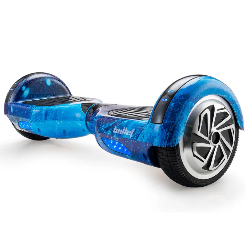 BULLET Gen III Hoverboard Scooter 6.5" Wheels, Colour LED Lighting, Carry Bag