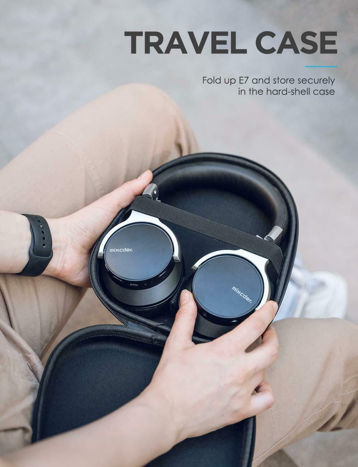 Mixcder E7 Active Noise Cancelling Bluetooth Headphones