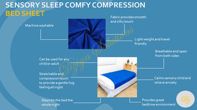 Sensory Sleep Comfy Compression Bed Sheet