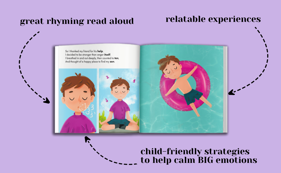 I Choose to Calm My Anger: A Colorful, Picture Book About Anger Management And Managing Difficult Feelings and Emotions - Paperback