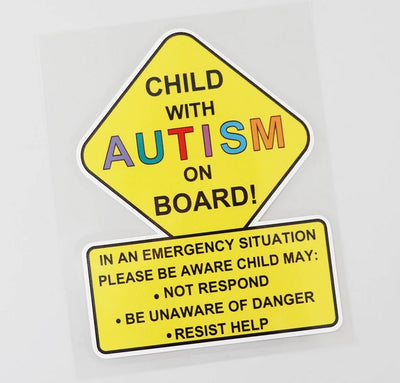 2 x Autism Car Stickers / Decals