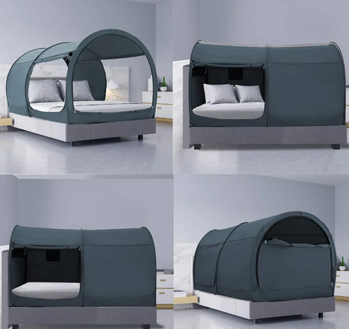 Canopy Bed Tent - Charcoal
