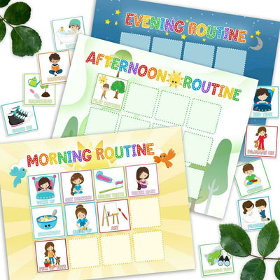 Printable Routine Chart For Kids - DIGITAL