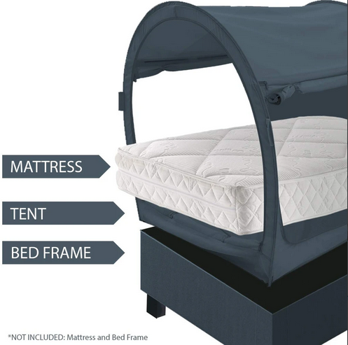 Canopy Bed Tent - Charcoal