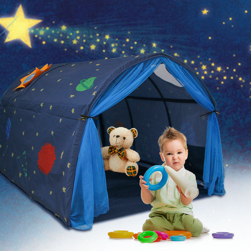 Sensory Star Kids Bed Tent - (Blue Single)