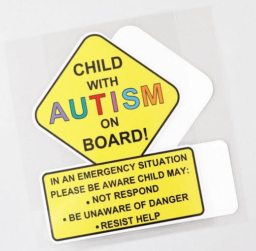 2 x Autism Car Stickers / Decals