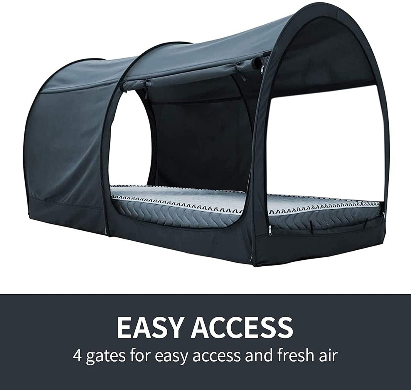 Canopy Bed Tent - Charcoal