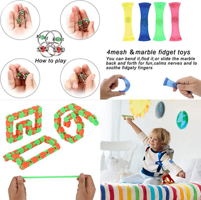 42 Pack Sensory Fidget Toys Set