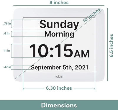 Robin Talking Day Clock