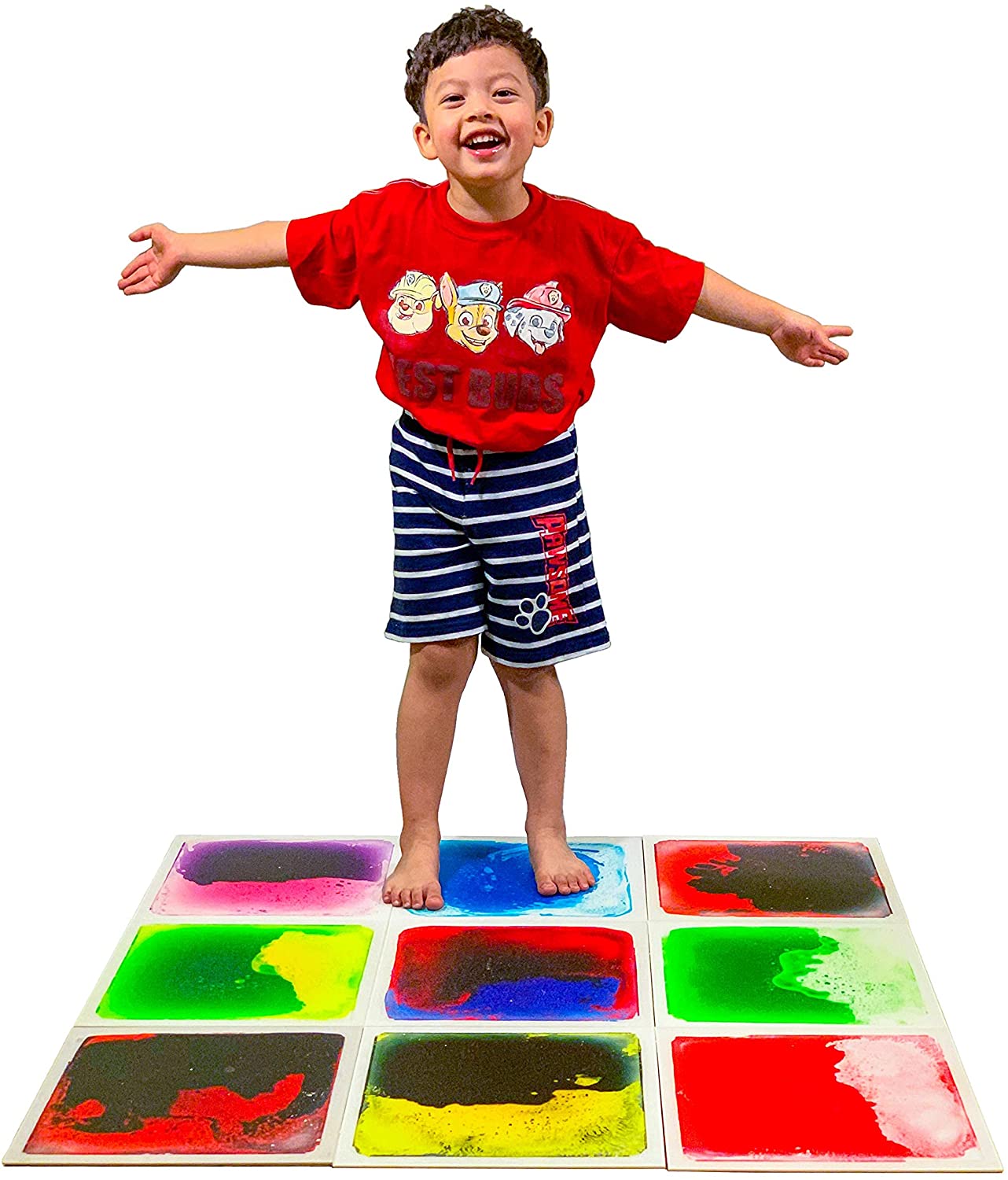 Sensory Liquid Tiles - Set of 6 Tiles (50cm x 50cm)