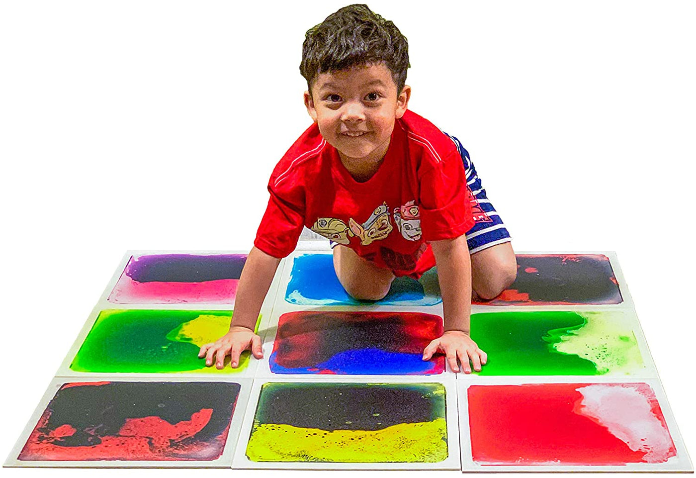 Sensory Liquid Tiles - Set of 6 Tiles (50cm x 50cm)