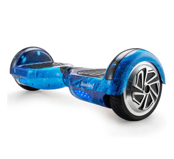 BULLET Gen III Hoverboard Scooter 6.5" Wheels, Colour LED Lighting, Carry Bag