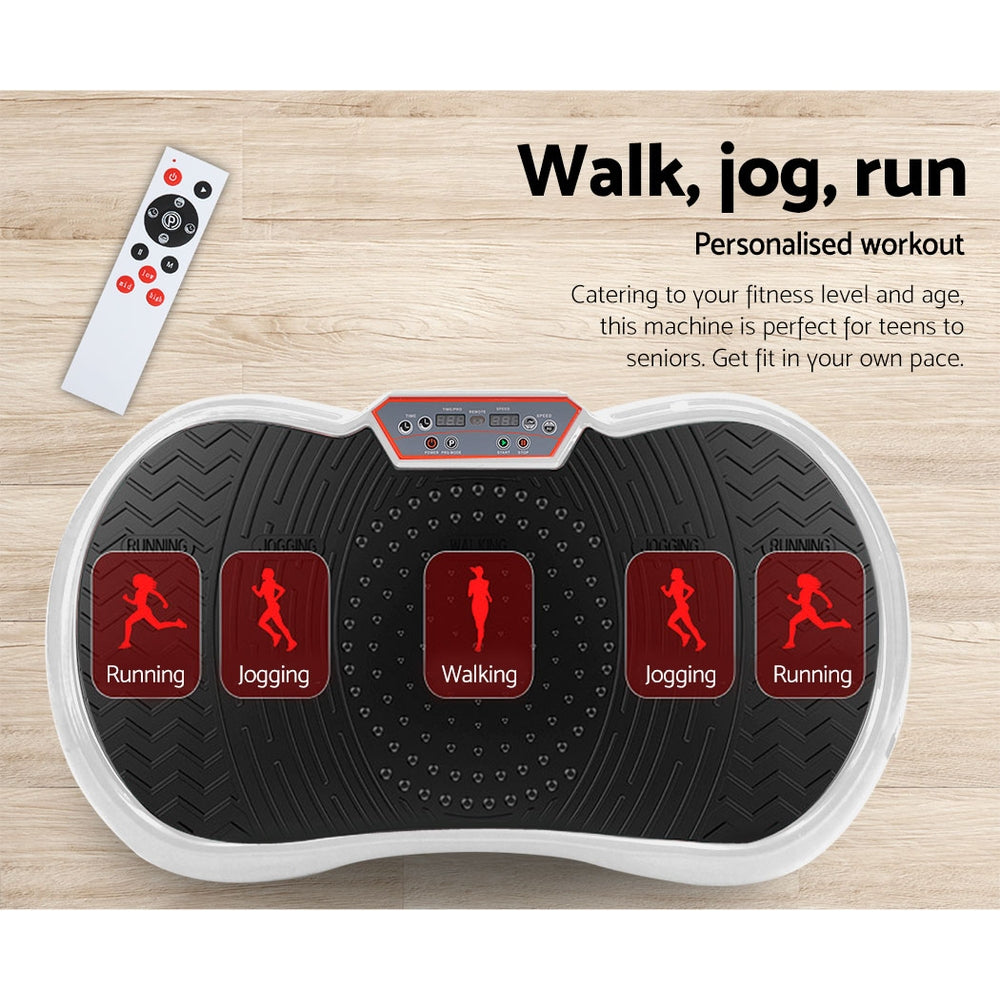 Everfit Vibration Plate Machine Home Gym Fitness White Dzign Solutions Sensory Store