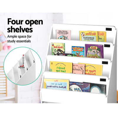 Keezi Kids Bookshelf Storage Organiser Bookcase Drawers Children Display Shelf