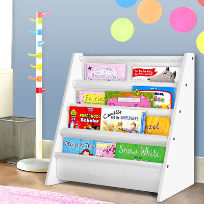 Keezi Kids Bookshelf Shelf Children Bookcase Magazine Rack Organiser Display