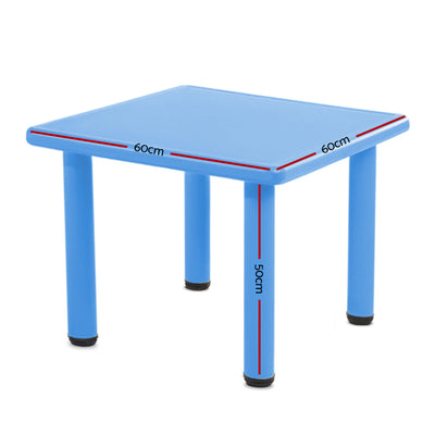 Keezi 60X60CM Kids Children Painting Activity Study Dining Playing Desk Table