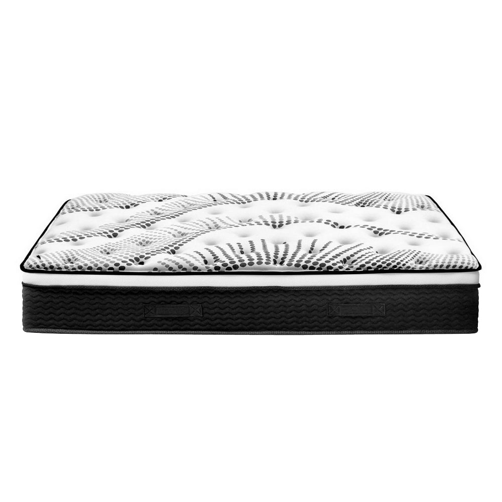 Giselle Bedding Como Euro Top Pocket Spring Mattress 32cm Thick Double