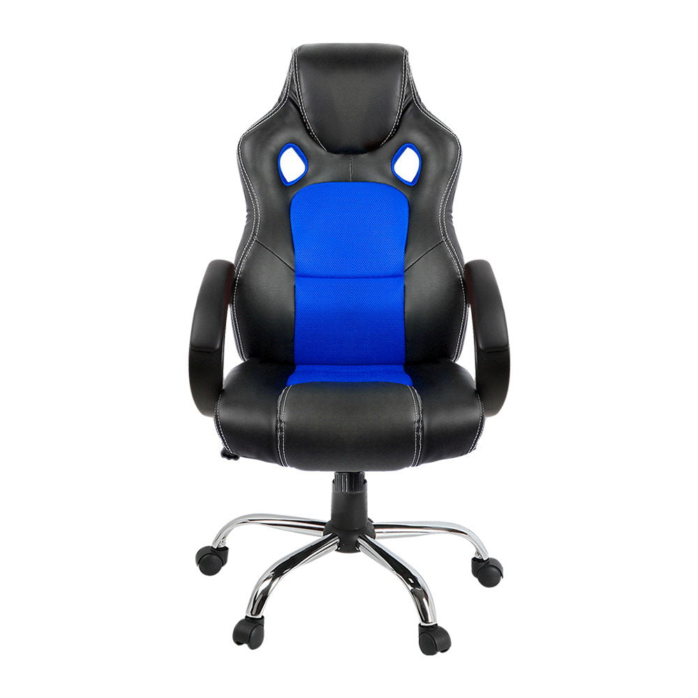 Artiss Gaming Chair Computer Office Chairs Blue & Black