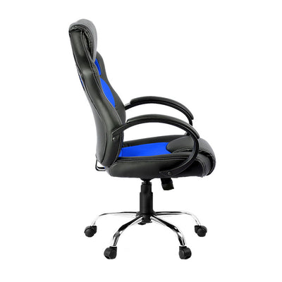 Artiss Gaming Chair Computer Office Chairs Blue & Black