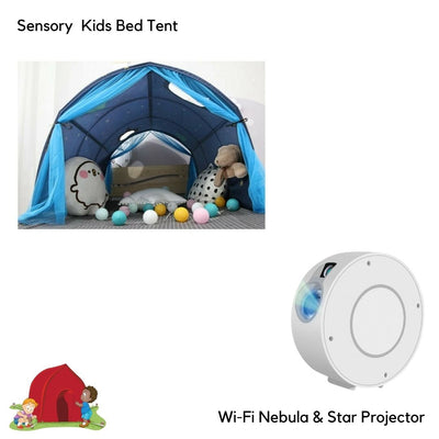 Combo - Sensory Tent (Single) With Genio Nebula Projector
