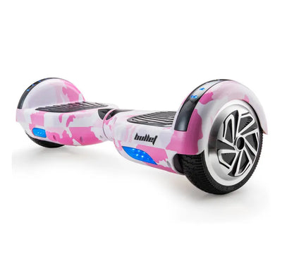 BULLET Gen III Hoverboard Scooter 6.5" Wheels, Colour LED Lighting, Carry Bag