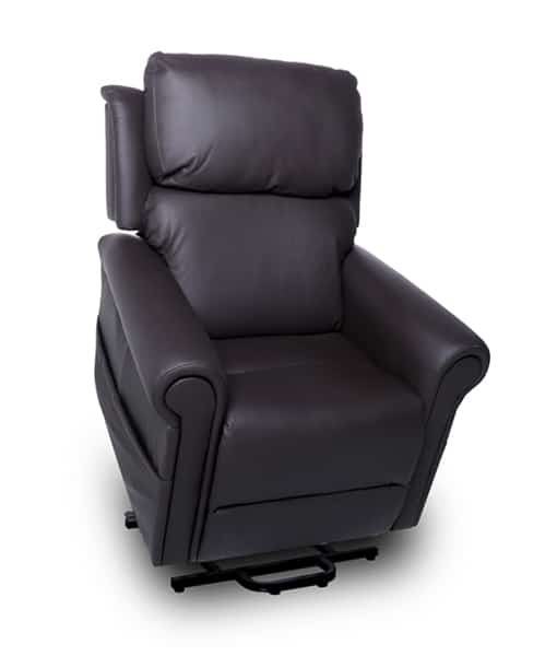 Quad Motor with Head & Lumbar Power Royale Chadwick Leather Lift Chair