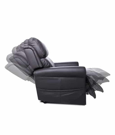 Quad Motor with Head & Lumbar Power Royale Chadwick Leather Lift Chair