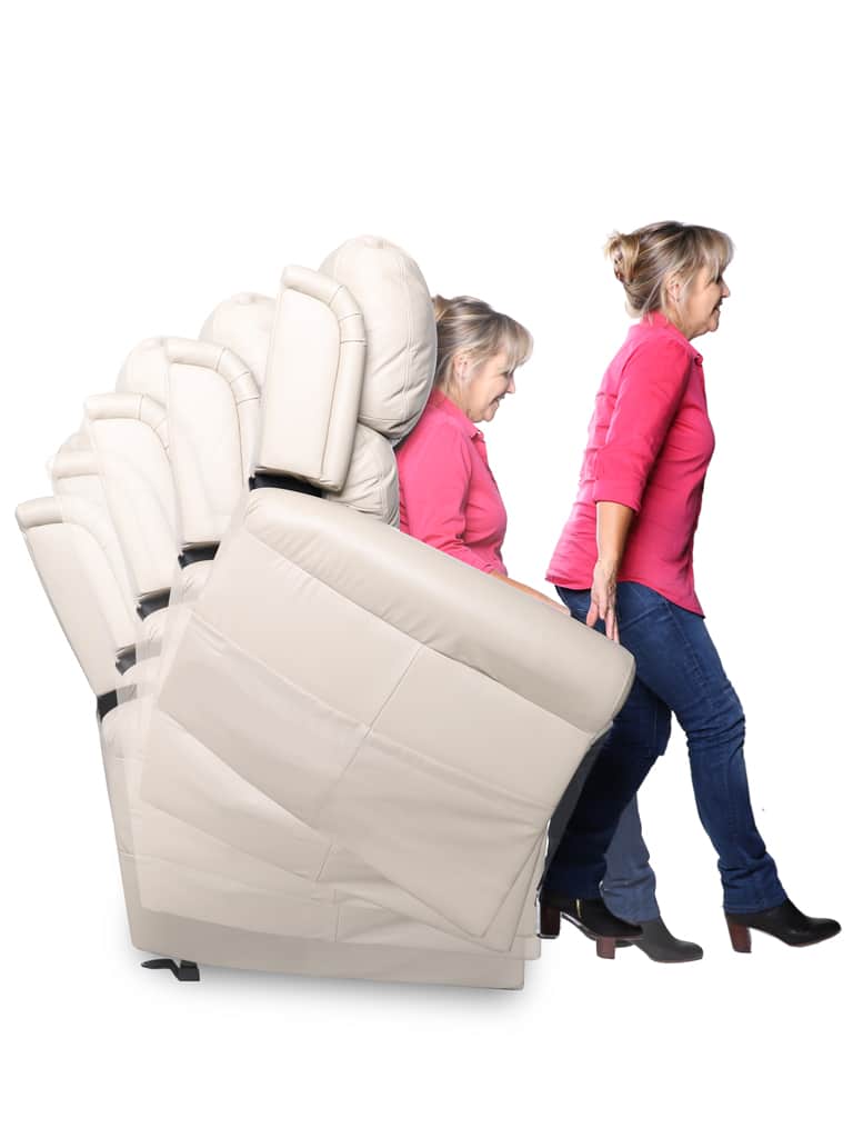 Quad Motor with Head & Lumbar Power Royale Chadwick Leather Lift Chair