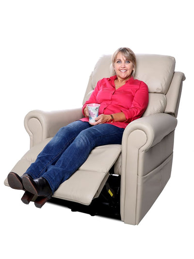 Quad Motor with Head & Lumbar Power Royale Chadwick Leather Lift Chair