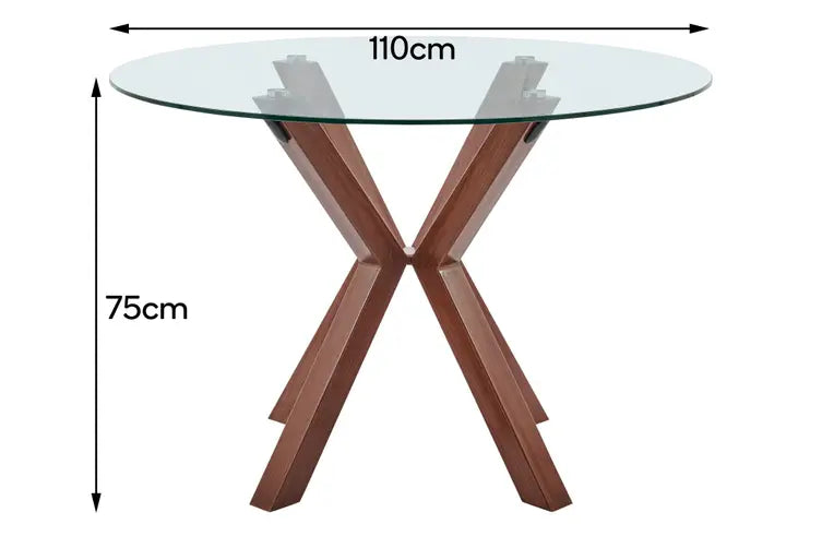 Shangri-La Santiago Dining Table (Walnut)
