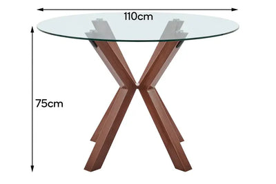 Shangri-La Santiago Dining Table (Walnut)