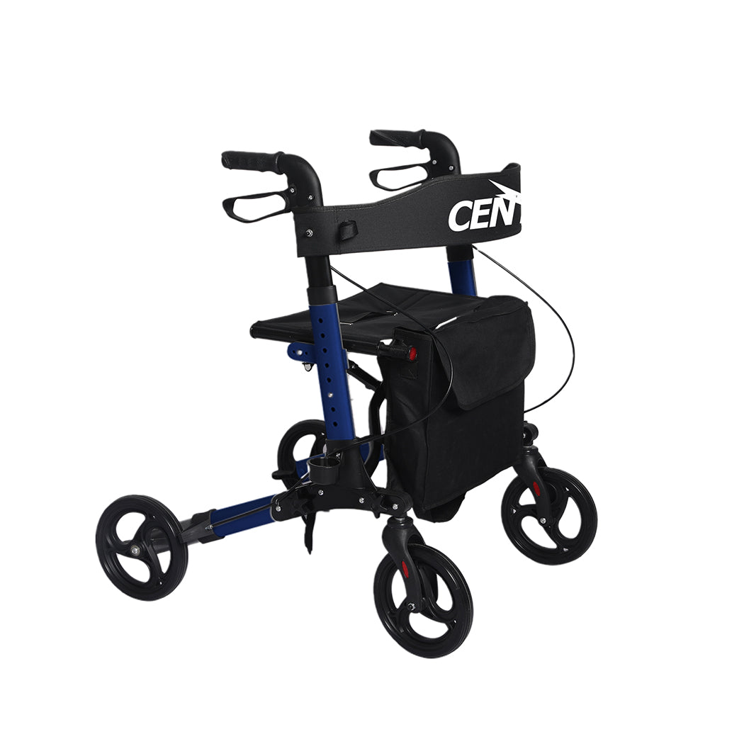Centra Rollator Walker Foldable Walker Mobility Aid Aluminum With Seat
