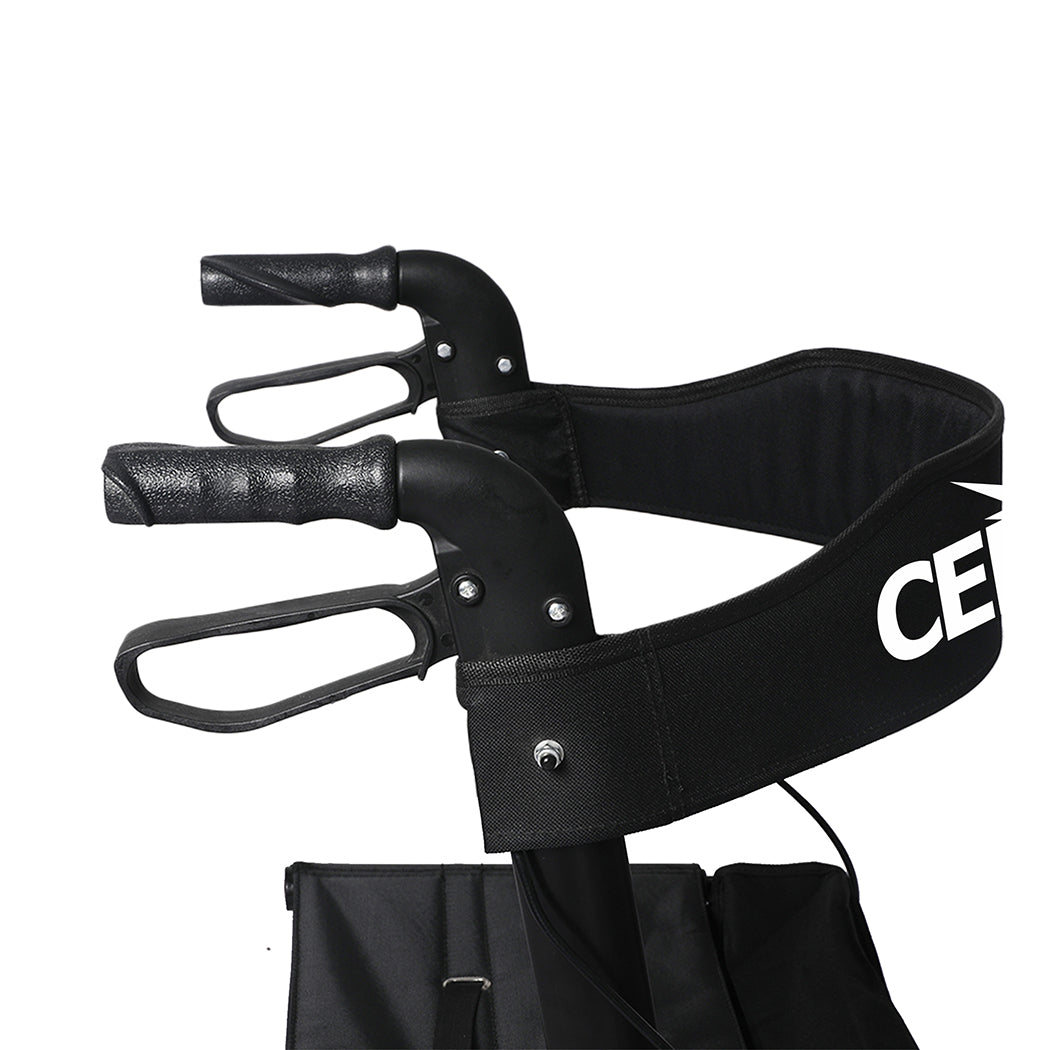 Centra Rollator Walker Foldable Walker Mobility Aid Outdoor Aluminum With Seat
