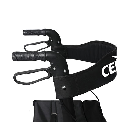 Centra Rollator Walker Foldable Walker Mobility Aid Outdoor Aluminum With Seat
