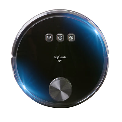 MyGenie Laser Smart Pro IQ 360 Robot Vacuum Cleaner Black WIFI Remote Control