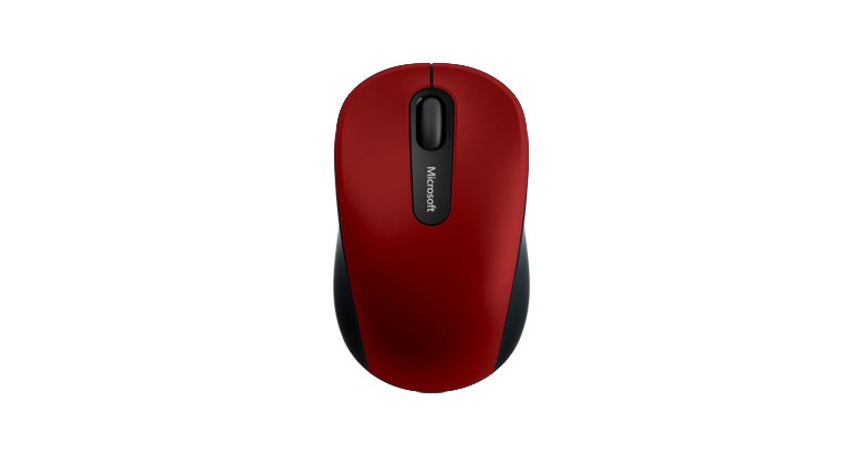 MS Wireless Mobile Mouse 3600 Retail Bluetooth RED Mouse