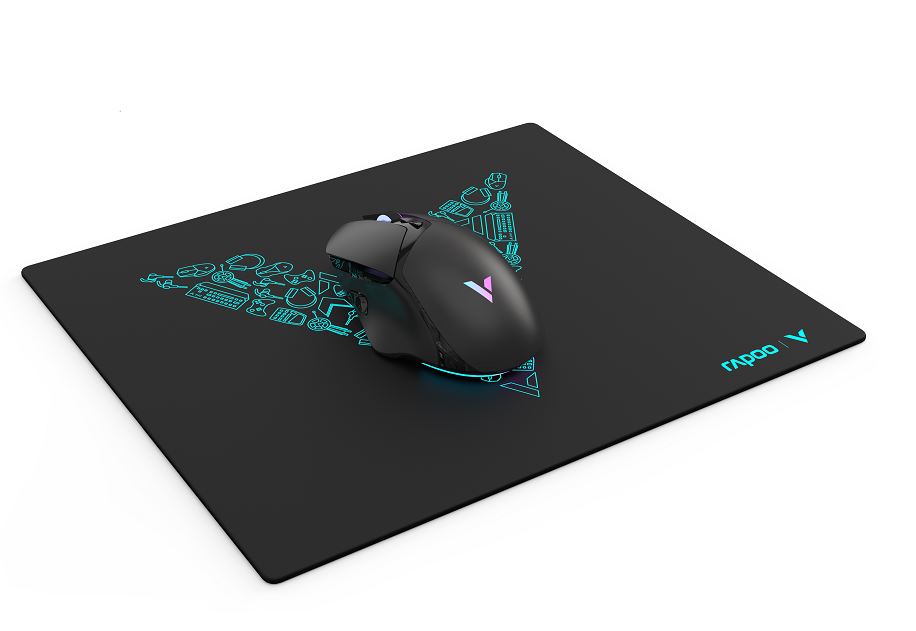 RAPOO V1 Mouse Pad - Large Mouse Mat, Anti-Skid Bottom Design, Dirt-Resistant, Wear-Resistant, Scratch-Resistant, Suitable for Gamers/Gaming