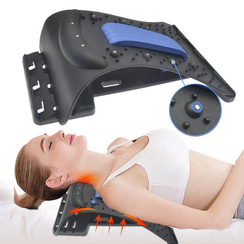 Neck Stretcher Neck Support Posture Corrector Massager Lumber Spine Pain Relieve