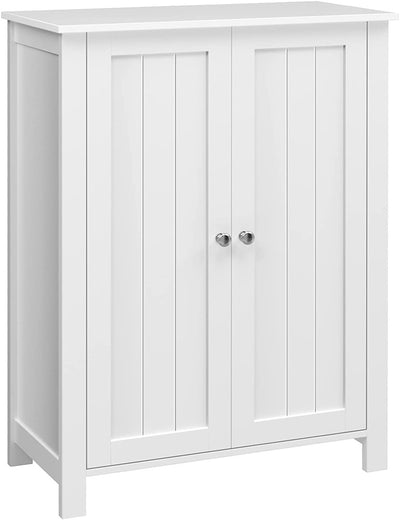VASAGLE Floor Cabinet with 2 Doors White BCB60W