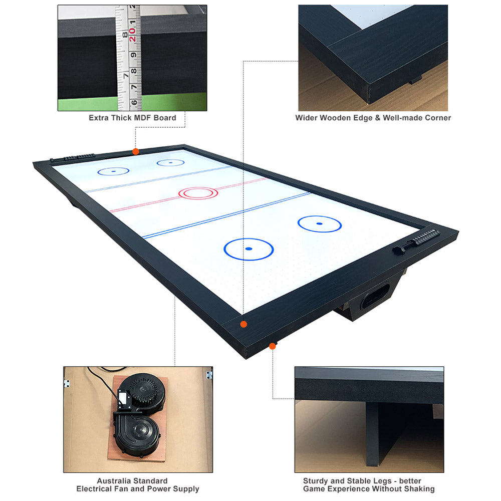 Real Fan Air Hockey Top for Pool Billiard Snooker Table