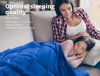 DreamZ Weighted Blanket Heavy Gravity Deep Relax 2.3KG Kids Navy