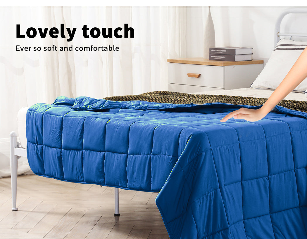 DreamZ Weighted Blanket Heavy Gravity Deep Relax 2.3KG Kids Navy